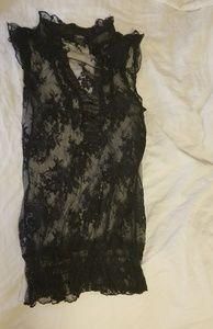 Black Lace Top